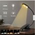 Dimmable Led  Reading  Light Usb Rechargeable Clip on Desk Table Reading Book Lamp Led Reading Light