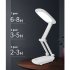 Dimmable Led Reading  Light Lamp Touch Sensor Usb Rechargeable Table Bedside Desk Light White