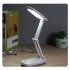 Dimmable Led Reading  Light Lamp Touch Sensor Usb Rechargeable Table Bedside Desk Light White
