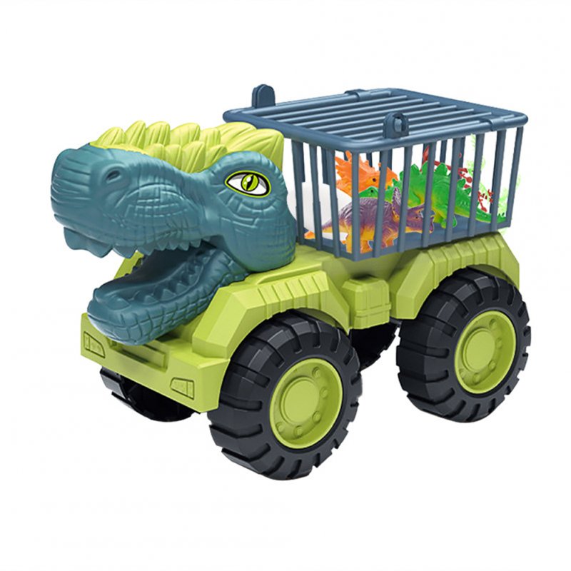 Dinosaur Car Toys Tyrannosaurus Transport Engineering Vehicle Car Model Children Boys Gifts Transporter (with 2 dinosaurs)