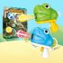 Dinosaur Gun Throwing Sticky Ball Interactive Darts Game Children Educational Toys For Gifts Blue B