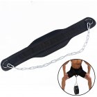Dipping Belt Body Building Weight Lifting Chain Exercise Gym Training Strap Comfortable Waist Support For Men   Women as picture show