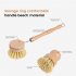 Dish Cleaning Brush  Long Handle Pan Brush  Solid Dish Scrubber Brush With Wear resistant Bristles And Hang Hole Design For Pot  Counter   Kitchen Sink Cleaning