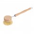 Dish Cleaning Brush  Long Handle Pan Brush  Solid Dish Scrubber Brush With Wear resistant Bristles And Hang Hole Design For Pot  Counter   Kitchen Sink Cleaning
