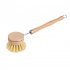 Dish Cleaning Brush  Long Handle Pan Brush  Solid Dish Scrubber Brush With Wear resistant Bristles And Hang Hole Design For Pot  Counter   Kitchen Sink Cleaning