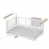 Dish Drying Rack Dish Drainer With Drainboard Utensil Holder Adjustable Swivel Spout Rustproof Dish Drainer Dish Drying Shelf Cleaning Tool For Kitchen Counter 
