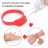 Disinfectant Sanitizer Dispenser Bracelet Sanitizer Bracelet Wristband Hand Sanitizer Dispensing Silicone Bracelet Bracelet red