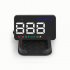 Display driving speed  driving direction  speeding alarm  Photosensitive components  adjust the HUD brightness according to the surrounding environment 