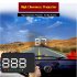 Display driving speed  driving direction  speeding alarm  Photosensitive components  adjust the HUD brightness according to the surrounding environment 