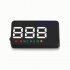 Display driving speed  driving direction  speeding alarm  Photosensitive components  adjust the HUD brightness according to the surrounding environment 