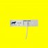 Disposable Blood Pressure Cuff Non woven Fabric Animals Cuff Blood Pressure Monitor Supplies For Veterinary Animal size 2