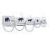 Disposable Blood Pressure Cuff Non woven Fabric Animals Cuff Blood Pressure Monitor Supplies For Veterinary Animal size 2