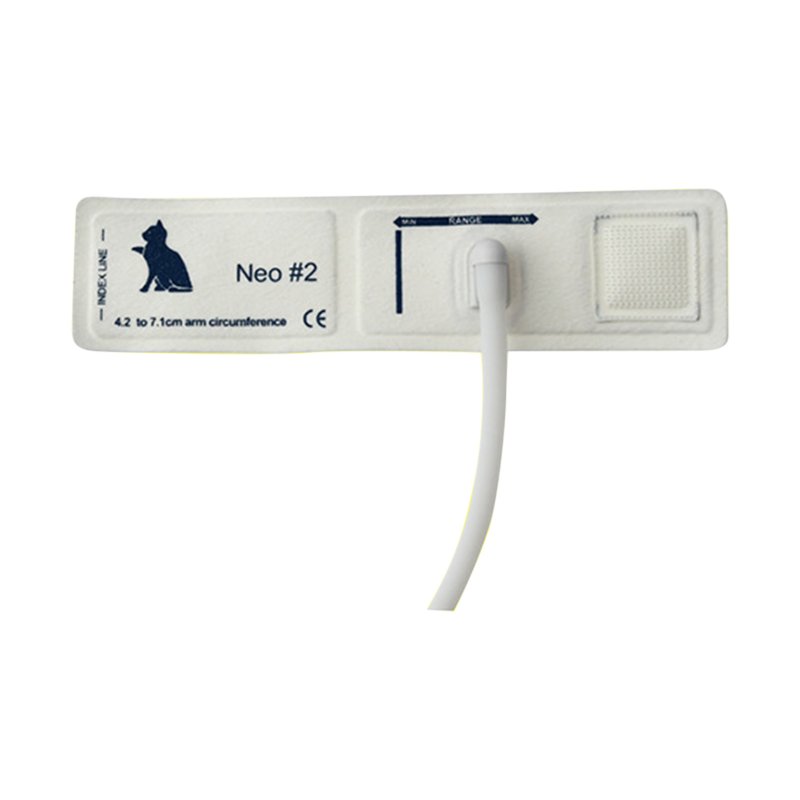 Disposable Blood Pressure Cuff Non-woven Fabric Animals Cuff Blood Pressure Monitor Supplies For Veterinary Animal size 2