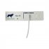 Disposable Blood Pressure Cuff Non woven Fabric Animals Cuff Blood Pressure Monitor Supplies For Veterinary Animal size 3