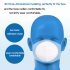 Disposable Mask Pad Skin Friendly Mask Gasket Respirator Mask Filter Fog Prevention 1pcs