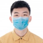 Disposable Non woven 3 layer Respirator Breathable Dustproof Health Care Mask 1
