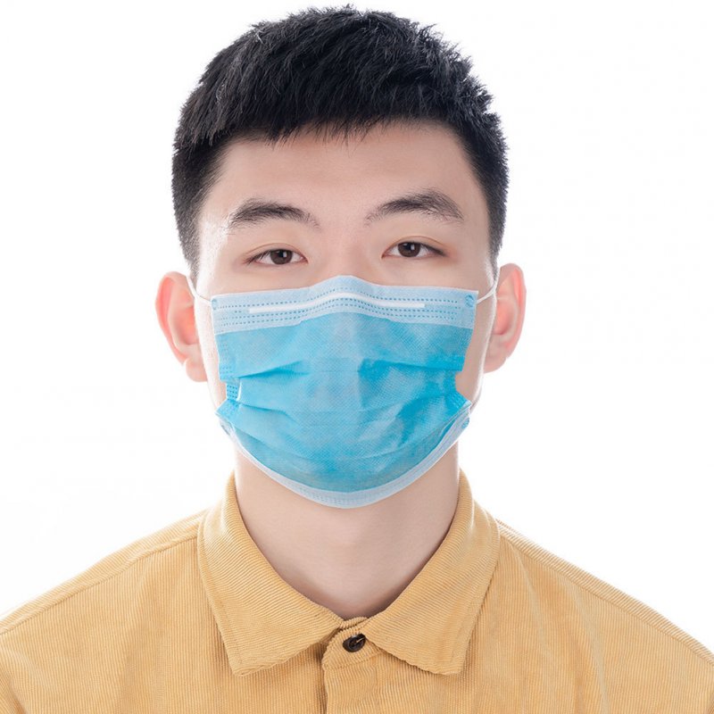 5pcs Disposable Non-woven 3-layer Mask