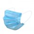Disposable Non woven Three layer Mask Blue Hang Ear Style Protective Mask  white 20pcs