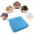 Disposable Solid Color Plastic Table Cloth Cover Table Wear for Outing Picnic Wedding Banquet Restaurant Decoration sky blue 137X274CM
