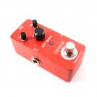 Distortion-British Guitar Effect Pedal Electric Guitar Stompbox red