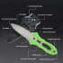 Dive Knife Stainless Steel Blade Double Edged Sharp Knifes With Sheath For Divers Snorkeling Outdoor Hiking Luminous orange