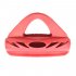 Diving Flippers Handles Quick Release Buckles Spring Heel Straps Shoe Lace Heel Strap red One size