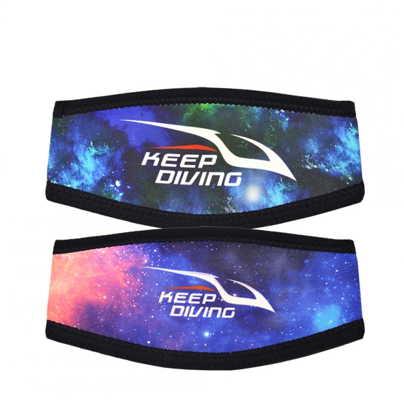 Diving Hairband Double-sided Printing Anti-wrapped Hair Protection Cover Diving Equipment Camouflage starry sky