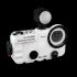 Diving Light  Mini Waterproof 195ft 60M Dimmable LED Video Light  Portable Rechargeable Battery Powered Underwater Photography Fill Light For Action Camera blac