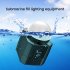 Diving Light  Mini Waterproof 195ft 60M Dimmable LED Video Light  Portable Rechargeable Battery Powered Underwater Photography Fill Light For Action Camera blac