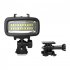 Diving Light  Underwater Video Light For Action Camera  Waterproof Rechargeable Dimmable 700LM Fill Light With Cold Shoe Adapter And Color Filter  For Outdoor L
