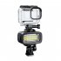 Diving Light  Underwater Video Light For Action Camera  Waterproof Rechargeable Dimmable 700LM Fill Light With Cold Shoe Adapter And Color Filter  For Outdoor L