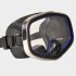 Diving Mask Professional Nose Valve Big Frame Snorkeling Diving Goggle Wide View Swimming Snorkeling Valve Mirror as picture show