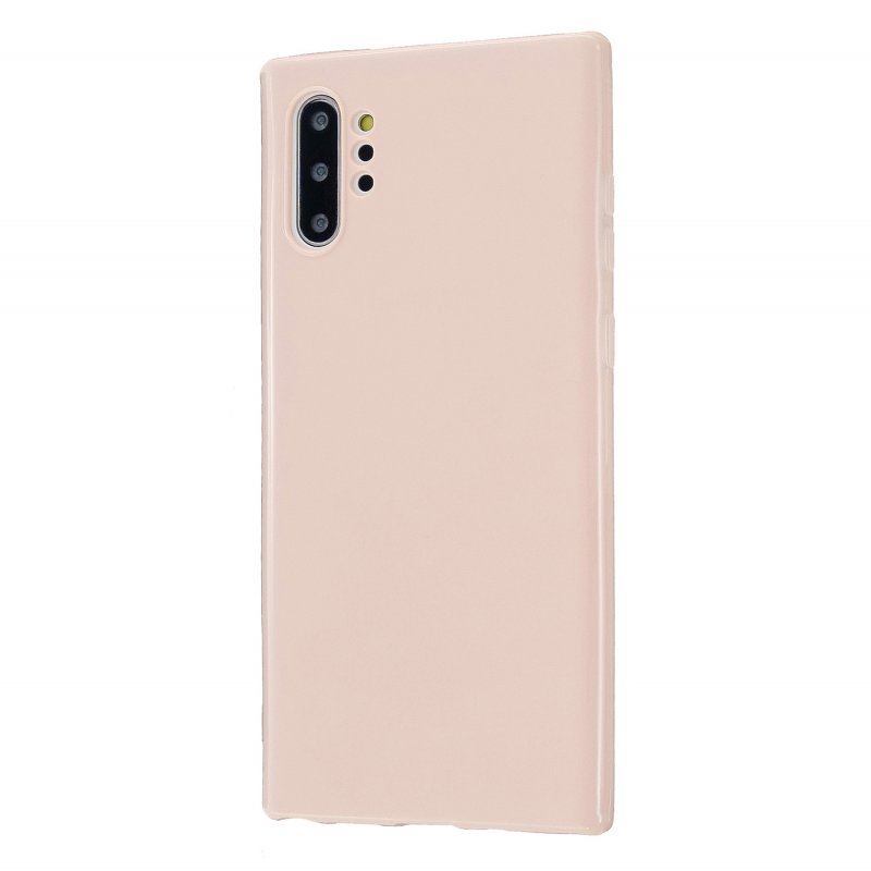For Samsung Note 10/10 Pro Cellphone Cover TPU Phone Case Simple Profile Classic Design Shock-proof Shell Sakura pink