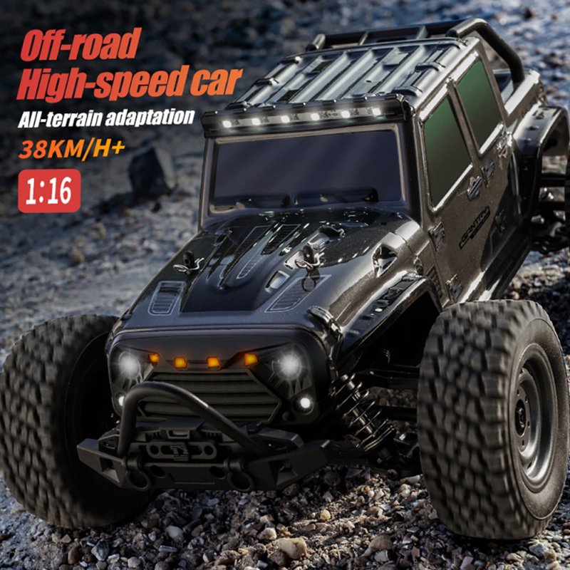 1:16 Full Scale High-speed 2.4G Remote Control Car 4WD Off-road Vehicle Racing Car Toy White