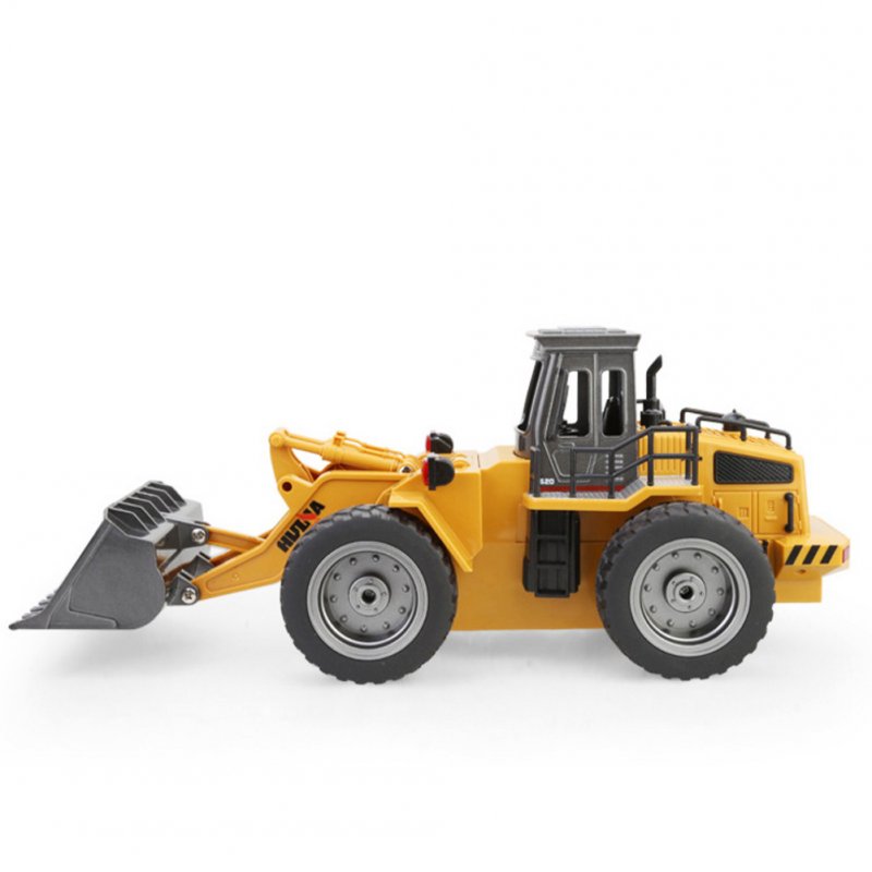 Huina 520 1:18 Remote Control Bulldozer Snow Plow Children Engineering Vehicle Model 