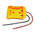 Diy Battery Adapter with Fixing Screw Holes Compatible for Dewalt 20v 18v Dcb Battery Series Yellow