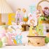 Diy Colorful Letter Wooden Ornament Rabbit Gnomes Easter Decoration Supplies Home Decoration Accessories Rabbit