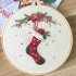 Diy Embroidery Kit for Beginners Adults Cross Stitch Patterns Starter Kits with Embroidery Hoop Canvas 30 30 with embroidery stretch