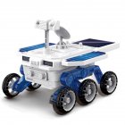 Diy016 Solar Powered Car Assembly 4wd Planetary Exploration Vehicle Science Education Toys For Kids Gifts As shown