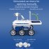 Diy016 Solar Powered Car Assembly 4wd Planetary Exploration Vehicle Science Education Toys For Kids Gifts As shown