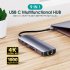Dj1001 9 in 1 5 USB C Hub  USB C to Ethernet HDMI compatible USB Adapter with 1000Mbps Ethernet Port  Compatible for MacBook Pro Air  Android Phone  Laptops  Ta
