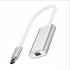Dj1006 Usb C To Mini Dp Display Port Adapter 4k60hz Transfer  Cable  Compatible For Macbook Pro 2016 2020 air Chromebook Pixel Ipad Pro2018 2020 silver