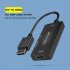 Dj1007 Wii  To  Hdmi compatible  Converter With Hdmi compatible Cable Wii To Hdmi compatible Adapter  480p Output Video Audio  Support All Wii Display black