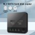 Dk300 M 2SATA Solid state Hard Drive Duplicator With Led Indication Light Double disk Reader Hard Drive Base black