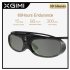 Dlp link Shutter 3d Glasses Rechargeable Virtual Reality Lcd Glass Glasses for Xgimi H2 Horizon Aura Black