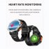 Dm30 Smart Watch Fitness Tracker 1 54 Inch Full Colorful Screen Heart Rate Blood Oxygen Monitor Sport Watch Black 64gb