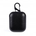 Leather Airpods Protective Case - Black