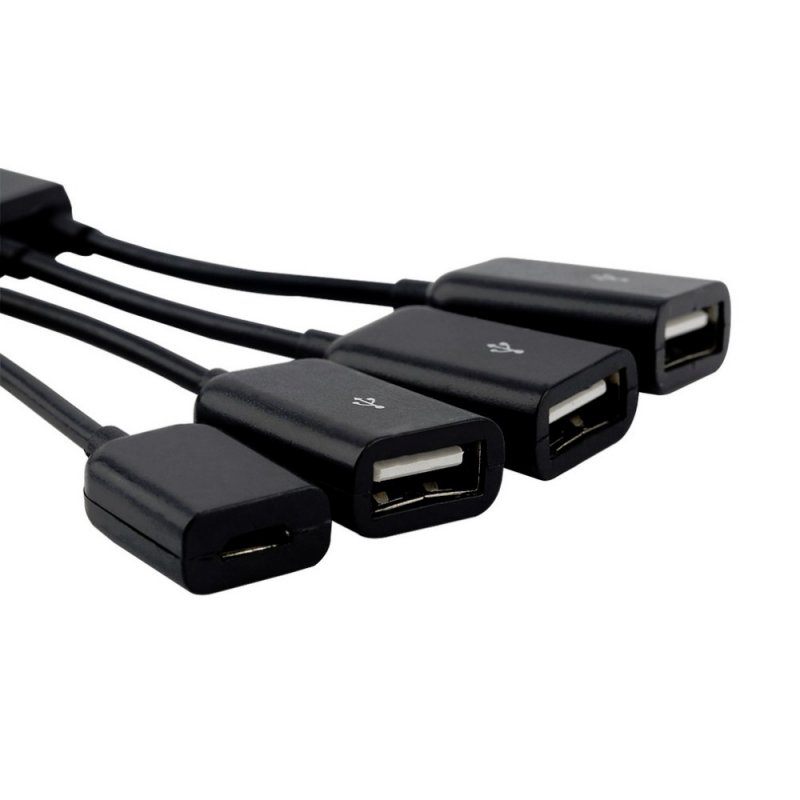 Micro USB OTG Hub Adapter for Smartphone / Tablet Micro USB Splitter for Apple Samsung Lenovo 
