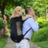 Dog Bag Carrier Pet Dog Backpack for Large Medium Small Dogs Breathable Travel Dog Bag for Riding Hiking gray L
