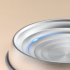 Dog Bowl Stainless Steel Dog Food Water Bowl With Anti slip Silicone Mat Anti Overthrow Pet Grain Basin For Dogs Puppy Cat Kitten Pet Supplies as shown 1 piece